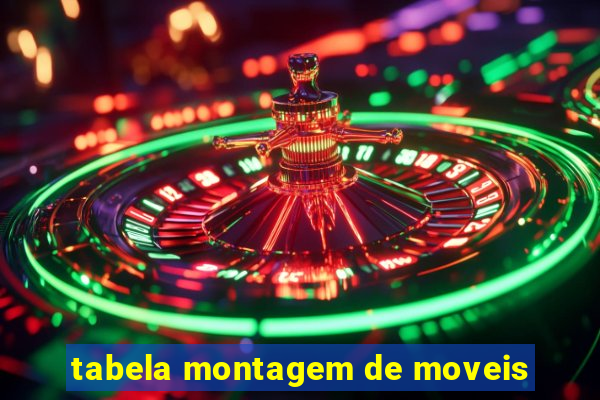 tabela montagem de moveis